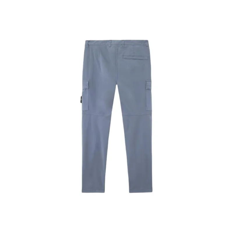 STONE ISLAND Cargo Pants Men's Light Blue-1