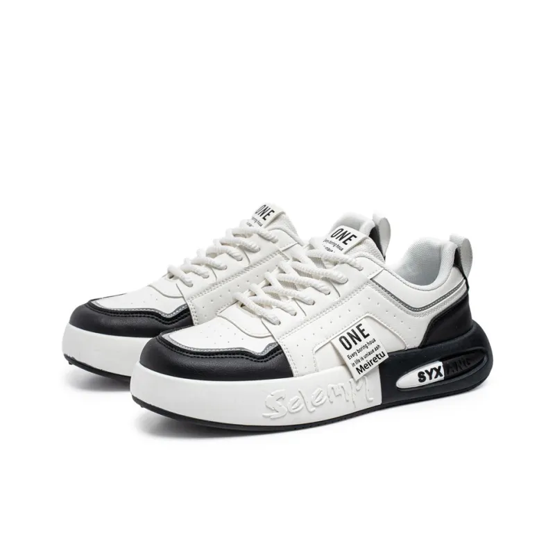 Meiretu Abrasion Resistant Breathable Height Increasing Low Top Casual Shoes Men's-1