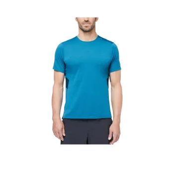 Lululemon Fast And Free T-Shirt Men's Multicolor Ocean Blue