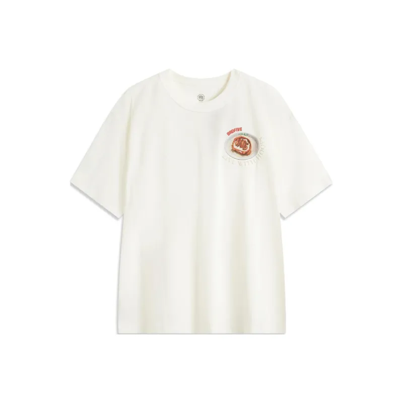LiNing Badfive T-Shirt Men's Ecru-0