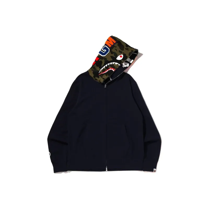 A BATHING APE Crazy Face Full Zip Hoodie-6