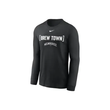 Nike Milwaukee Brewers Fashion Men's Nike Mlb Long-Sleeve T-Shirt