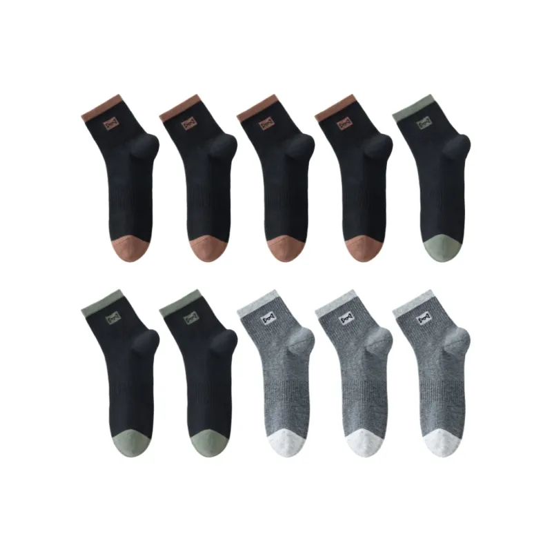 MIIOW Mid Calf Socks Unisex 10 Pack-12