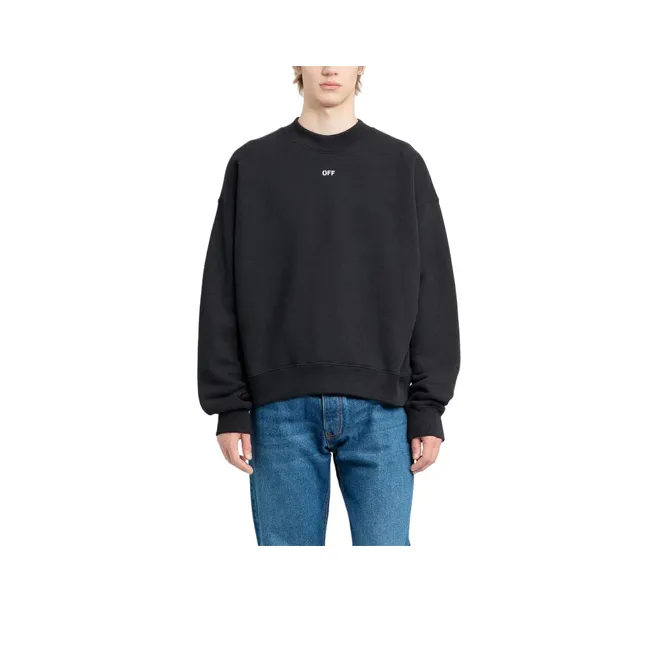 OFF-WHITE Arrows-print Cotton Sweatshirt-0