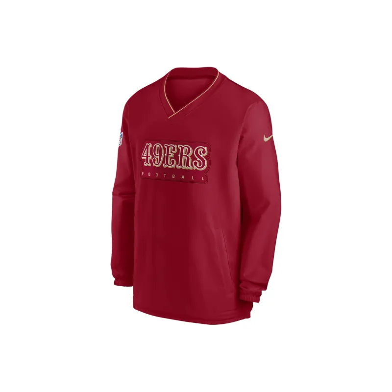 Nike San Francisco 49ers Sideline Men's Nike Nfl Long Sleeve Windshirt-0