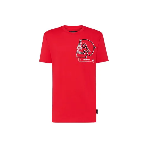 PHILIPP PLEIN Skull&Bones Cotton T shirt