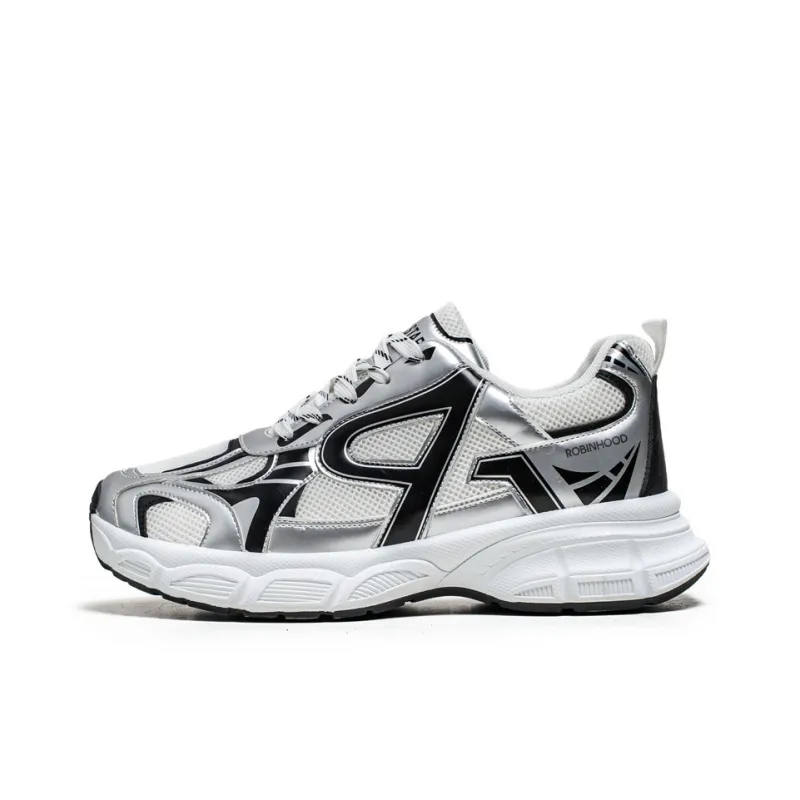 ROBINHOOD Shock Absorbers Slip Resistant, Abrasion Resistant, Breathable Low Top Chunky Sneakers Men's Box-1