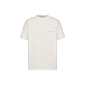 DIOR T Shirts Men Ecru