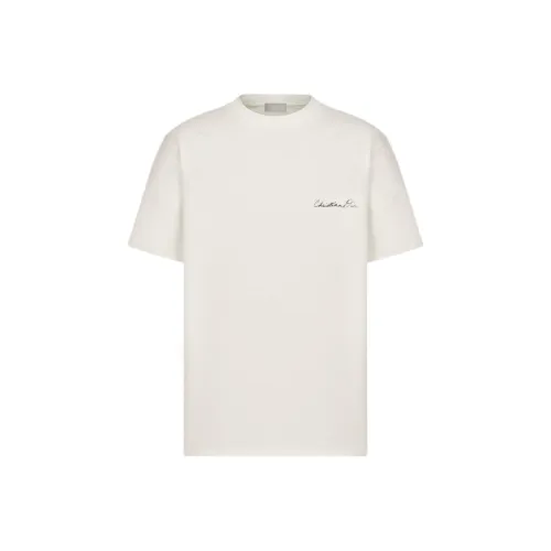 DIOR T Shirts Men Ecru
