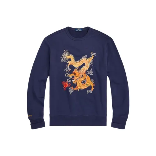 Polo Ralph Lauren SS24 Sweatshirt Men's Deep Cobalt Blue