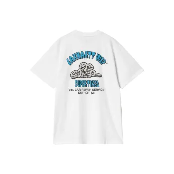 Carhartt WIP FW24 S/S Super Tired T Shirt T Shirt Unisex White
