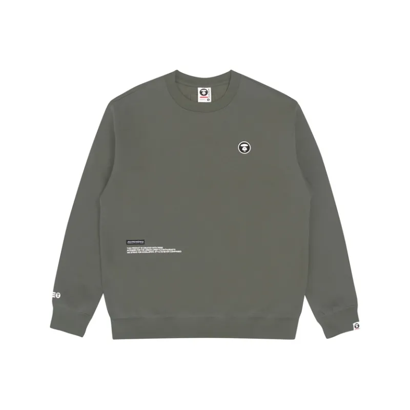 Aape Logo patch Crew Neck Sweatshirt-8