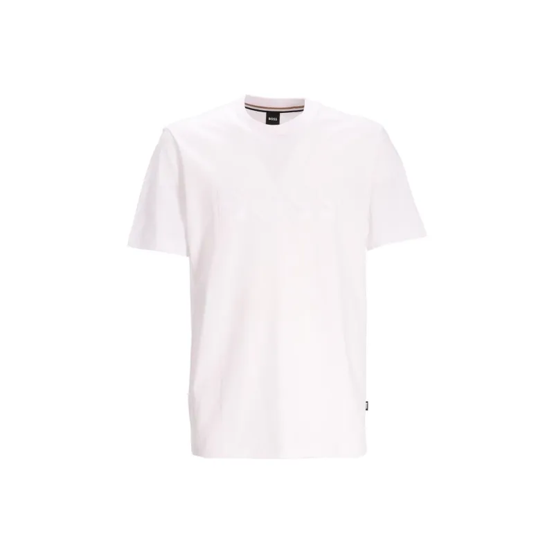 Boss HUGO BOSS Logo Detailed Crewneck T Shirt-0
