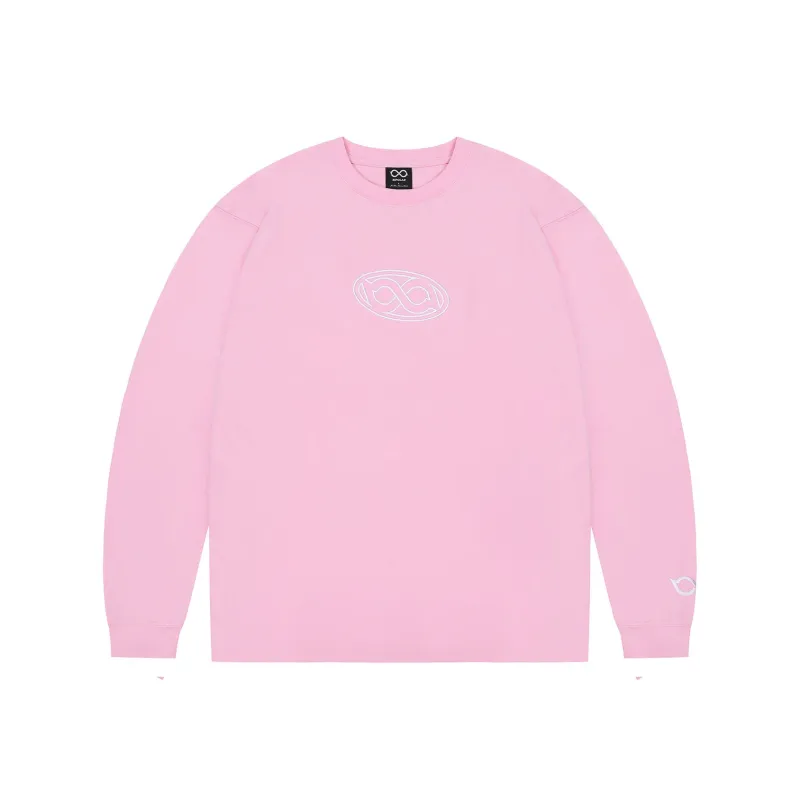 BIPOLAR Long Sleeved T Shirt Unisex White/Dark Gray/Black/Pink/Light Yellow/Light Blue/Light Green-7