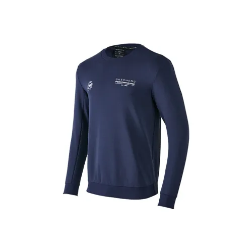 Skechers Sweatshirts Men Marine Collegiate Blue/02MZ
