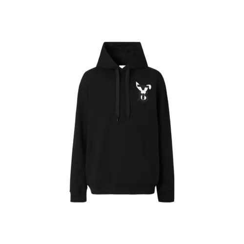 Burberry Rabbit Logo Print Cotton Hoodie