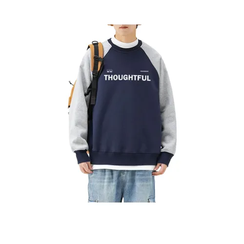 Tonlion Sweatshirt Men's Navy Blue