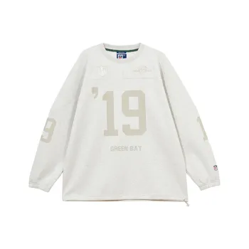 Nfl X JACK&JONES Sweatshirts Unisex G01 Lime Gray Heather Gray
