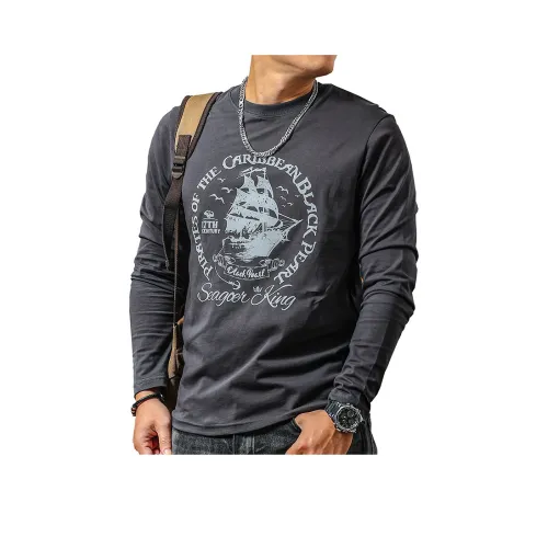 Seasonal Words T Shirt Men's Iron Gray