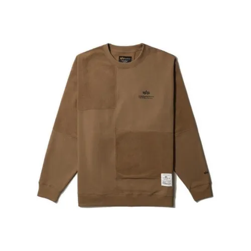 Alpha Industries Sweatshirts Men Yellow