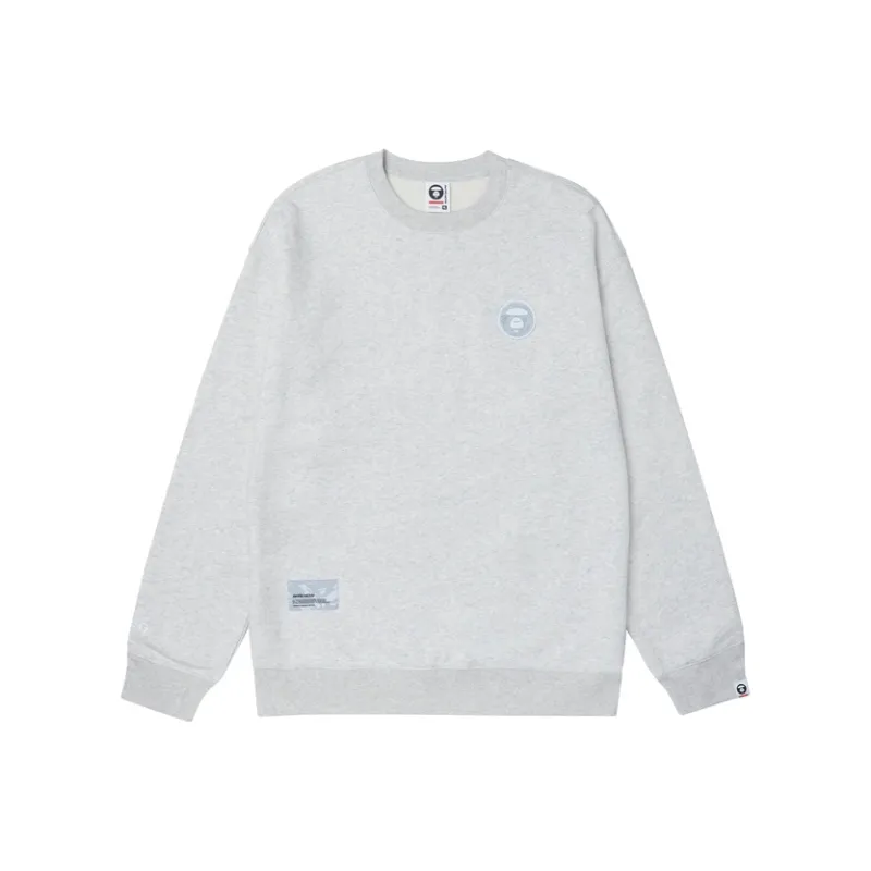 Aape Logo patch Crew neck Sweatshirt-4