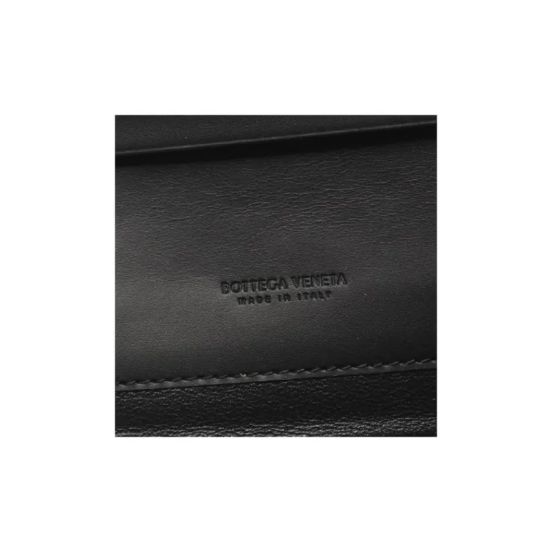 Bottega Veneta Leather Wallet Unisex Black-2