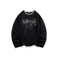 Black (B Distressed Font)
