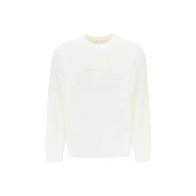 Brunello Cucinelli Sweatshirt Men's White-0