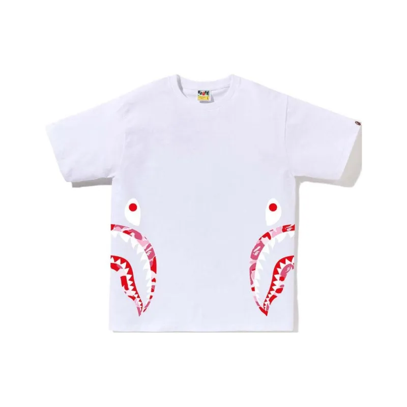 A BATHING APE Abc Camo Side Shark Tee-10