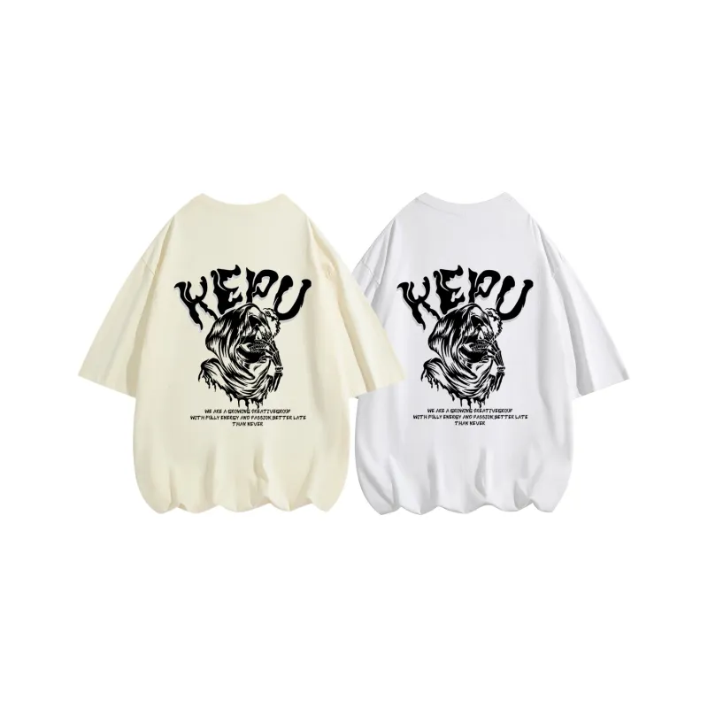 Kepu Short Sleeved T Shirts Unisex 2 Pack-19