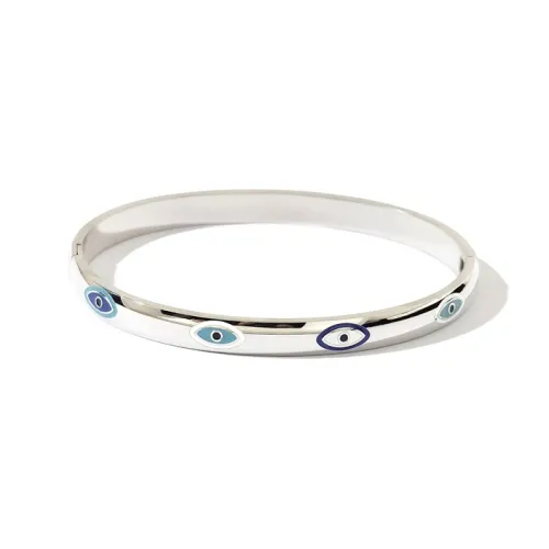 Inkopper Titanium Steel Bangles Unisex