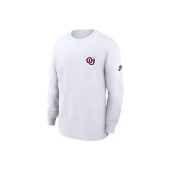 Nike Oklahoma Sooners Legacy Max90 Pocket Men's Nike College Long Sleeve T Shirt