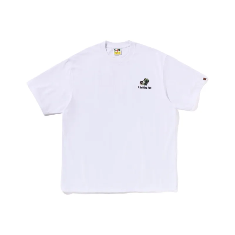 A BATHING APE ® Abc Camo Logo Relaxed Fit Tee-4