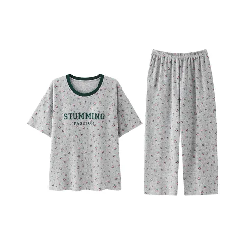 William Pajama Set Women's Gray