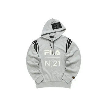 N°21 X FILA FUSION Sweatshirts Unisex Mist Heather Gray