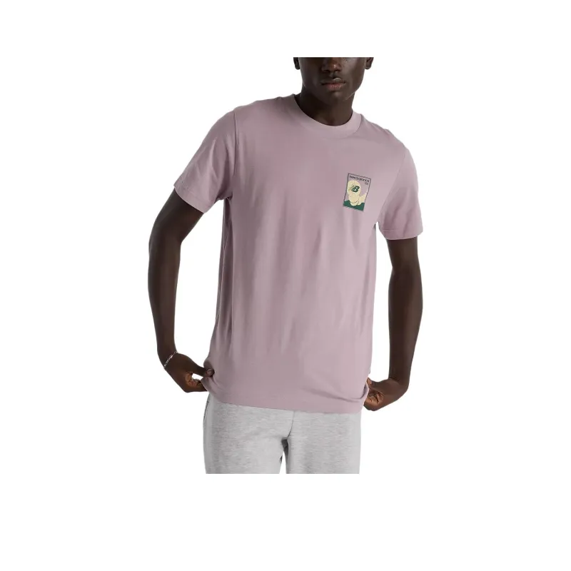 New Balance 550 T-Shirt Men Ice Wine-0