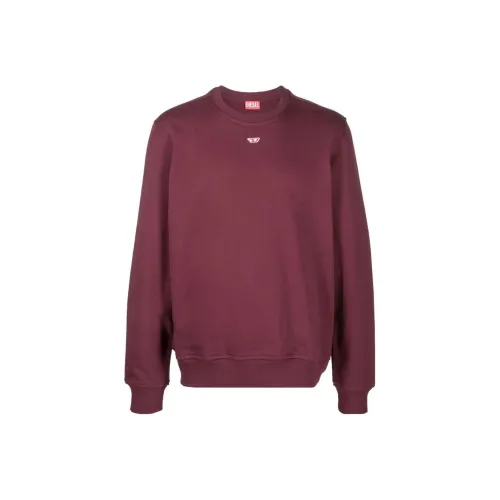 DIESEL Sweatshirts Unisex Deep Red