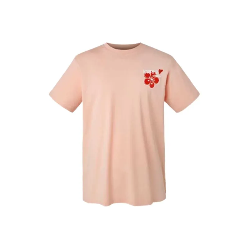 Kappa T-Shirts Unisex Pink-0