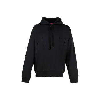 Valentino Pleated Drawstring Long Sleeved Hoodie