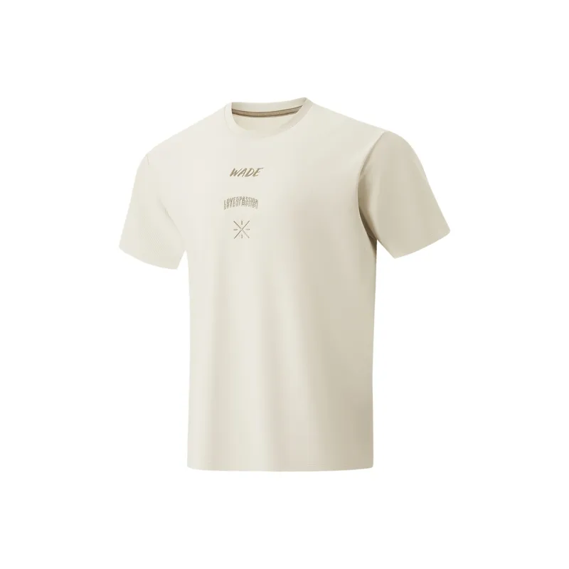 LINING Wade Collection T Shirts Men Oat Gray-0