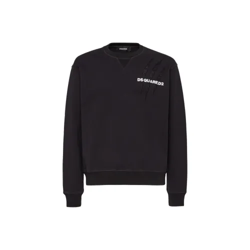 DSQUARED 2 Printed Scratch Cool Fit Crewneck Sweatshirt