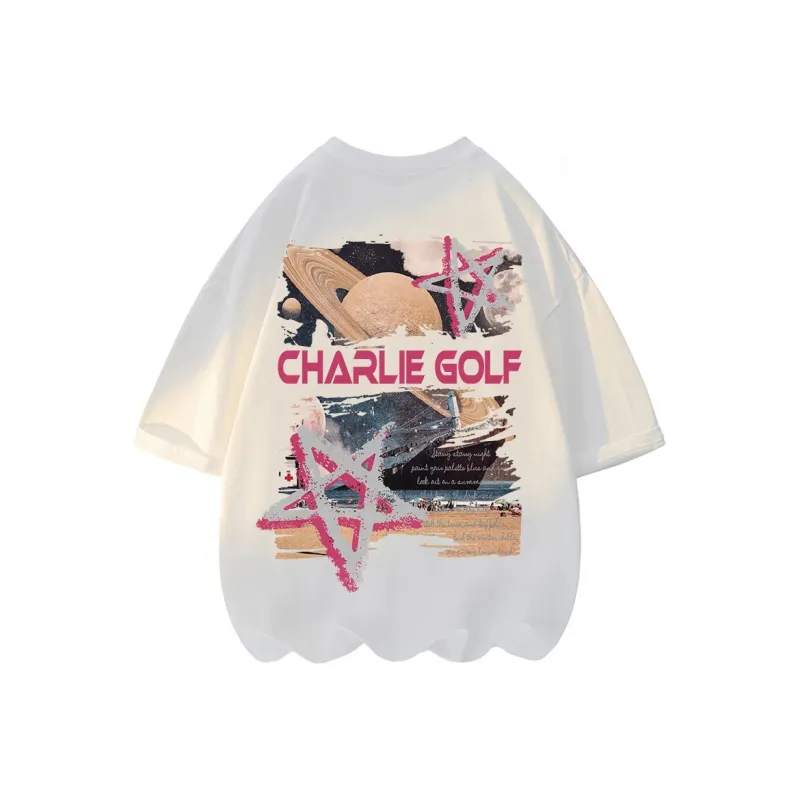 CHARLIE GOLF T Shirt Unisex Black-3