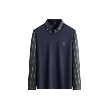 KAISER T Shirts Men Navy Blue