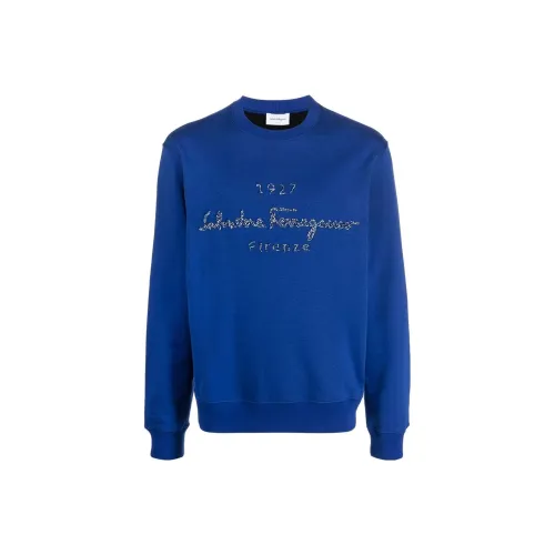 Ferragamo Sweatshirts Men Blue