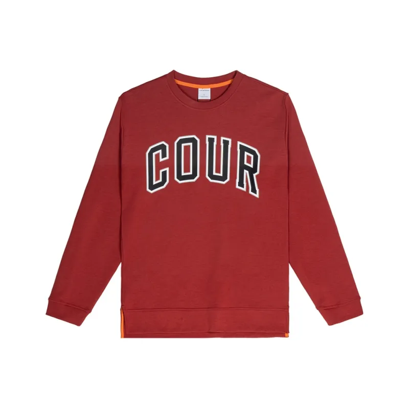 COURTMAN Sweatshirts Unisex Brick Red-0