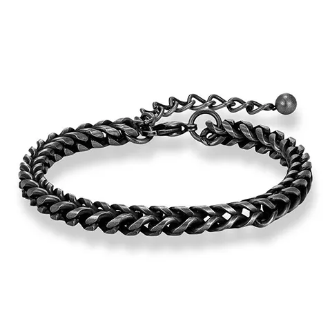 LuluCanaan Titanium Steel Bracelets Men's
