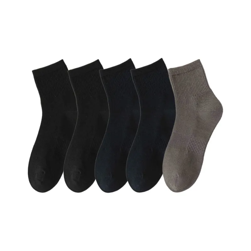MIIOW Mid Calf Socks Women's 5 Pack-10