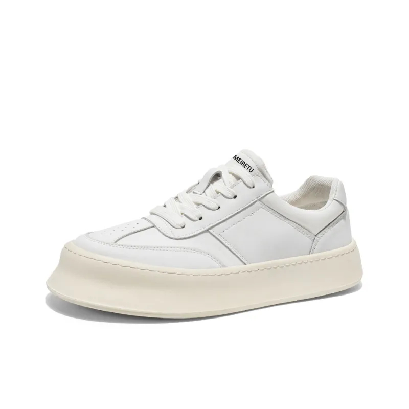 Meiretu Abrasion Resistant Breathable Height Increasing Low Top Skateboard Shoes Men's-6
