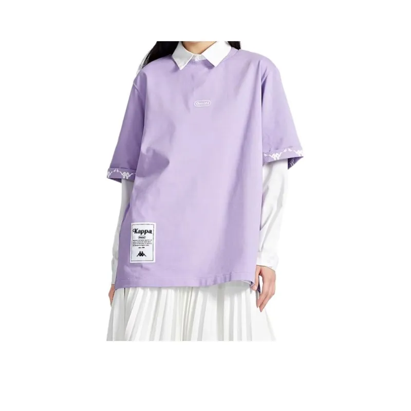 Kappa SS22 T-Shirt Unisex Mysterious Purple-0