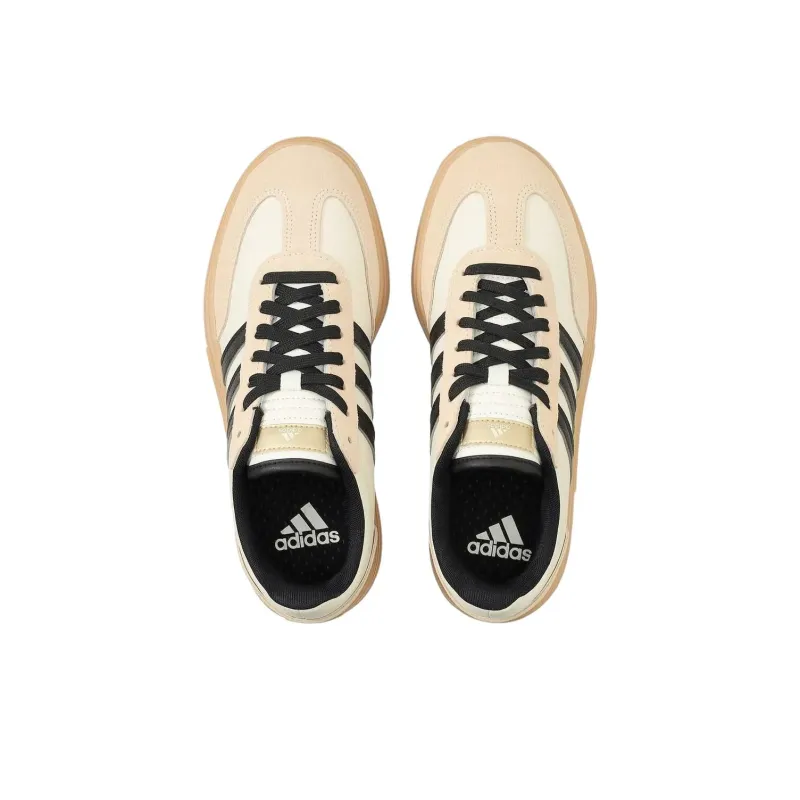 Adidas Neo Gradas Anti Slip Wear Resistant Low Top Skateboard Shoes Women's Beige-2